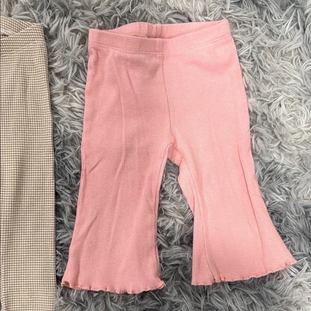 Kids Bottoms Set - Gray, Tan, and Pink